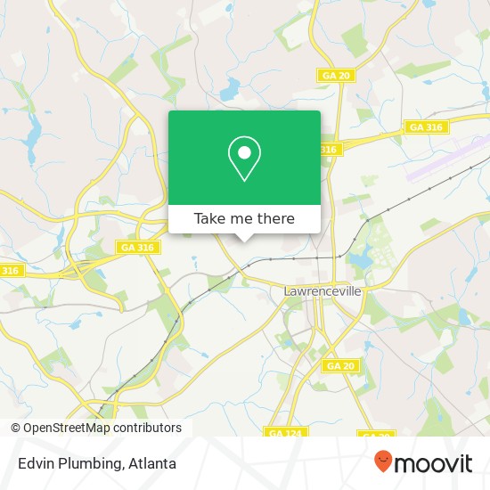 Mapa de Edvin Plumbing