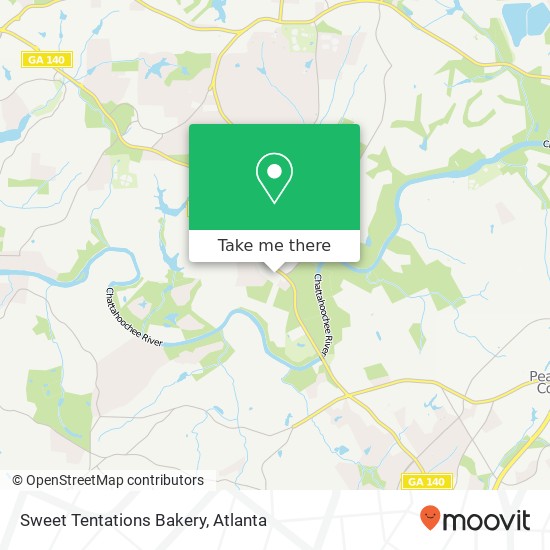 Mapa de Sweet Tentations Bakery