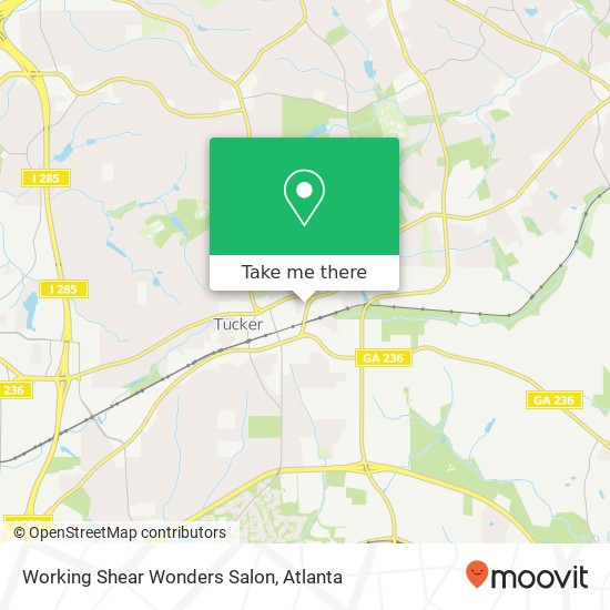 Mapa de Working Shear Wonders Salon