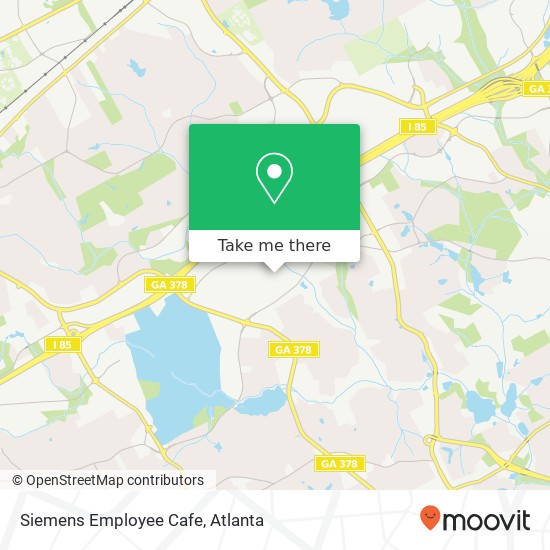 Siemens Employee Cafe map