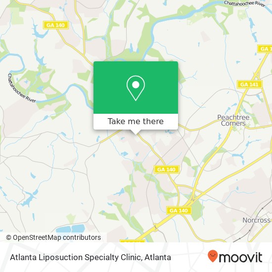 Atlanta Liposuction Specialty Clinic map