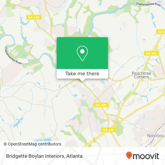 Bridgette Boylan Interiors map