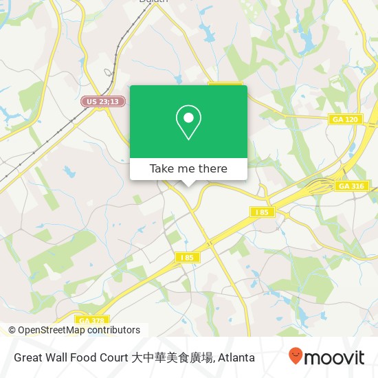 Great Wall Food Court 大中華美食廣場 map