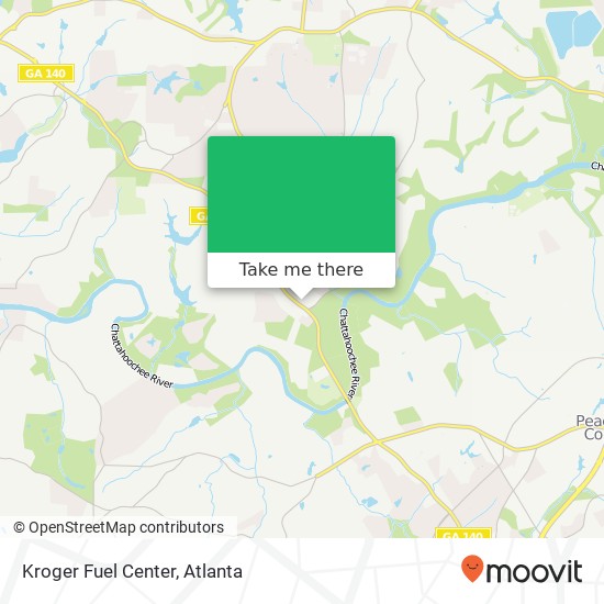 Mapa de Kroger Fuel Center