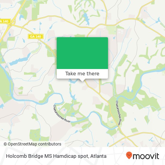 Holcomb Bridge MS Hamdicap spot map