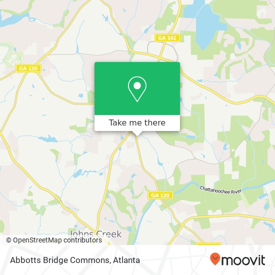 Abbotts Bridge Commons map