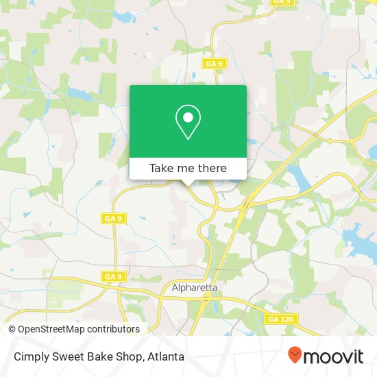 Mapa de Cimply Sweet Bake Shop