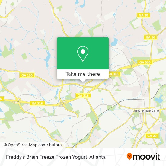 Mapa de Freddy's Brain Freeze Frozen Yogurt