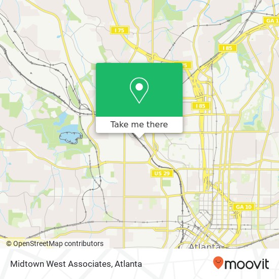 Mapa de Midtown West Associates
