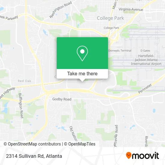 Mapa de 2314 Sullivan Rd