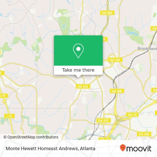 Monte Hewett Homesst Andrews map