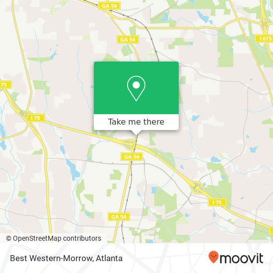 Mapa de Best Western-Morrow