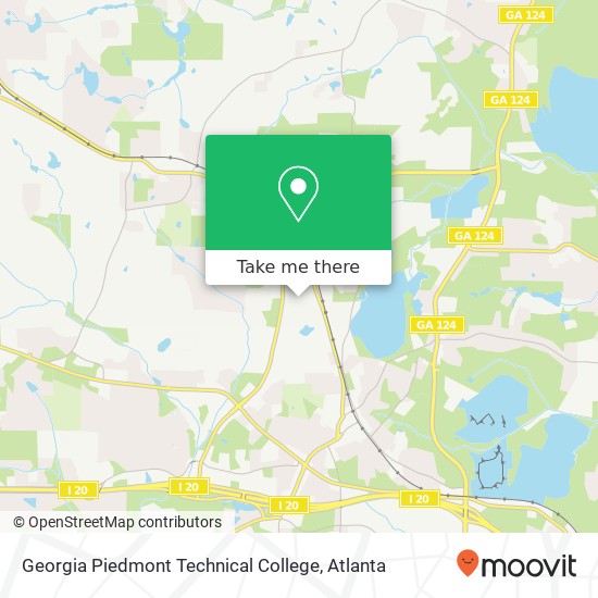 Mapa de Georgia Piedmont Technical College