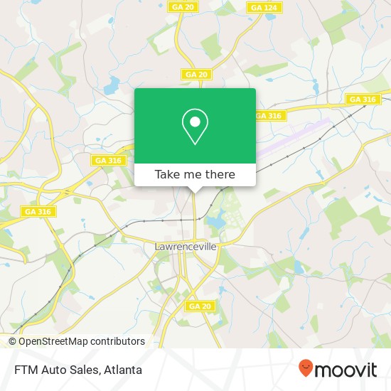 FTM Auto Sales map