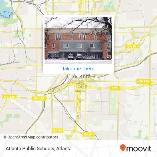 Atlanta Public Schools map