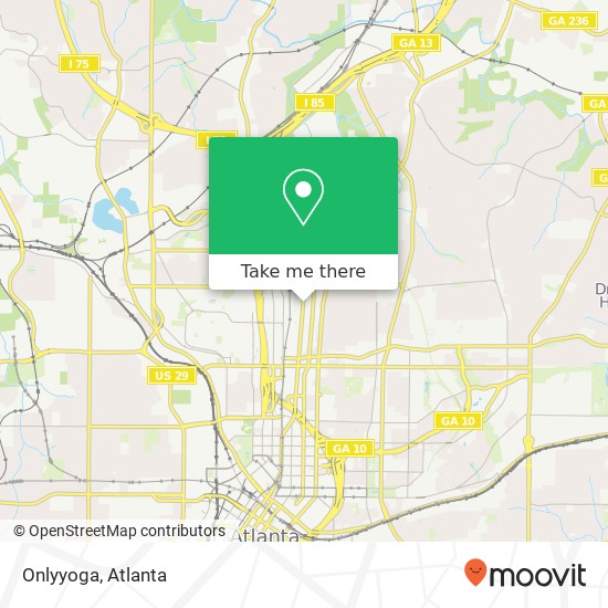 Onlyyoga map