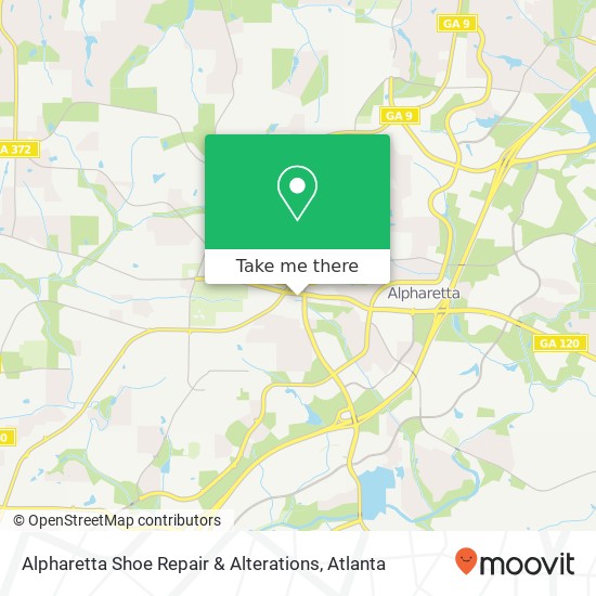 Mapa de Alpharetta Shoe Repair & Alterations