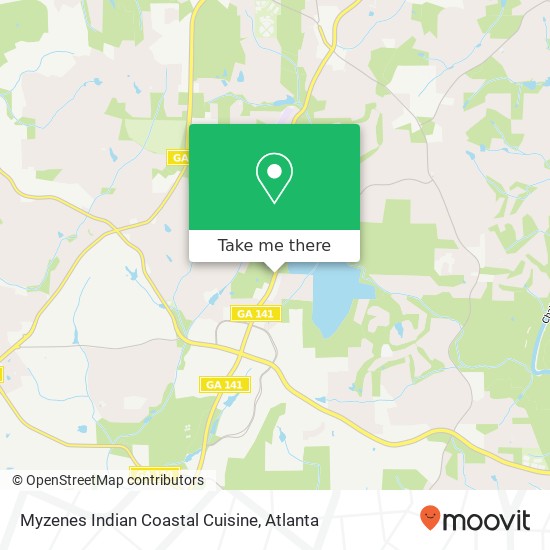 Mapa de Myzenes Indian Coastal Cuisine