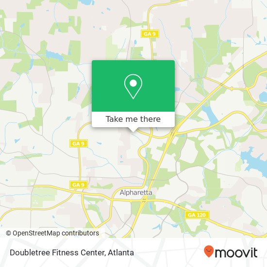 Doubletree Fitness Center map