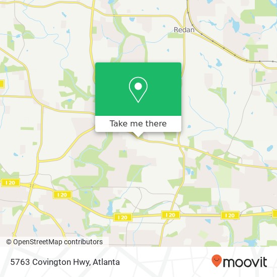 5763 Covington Hwy map