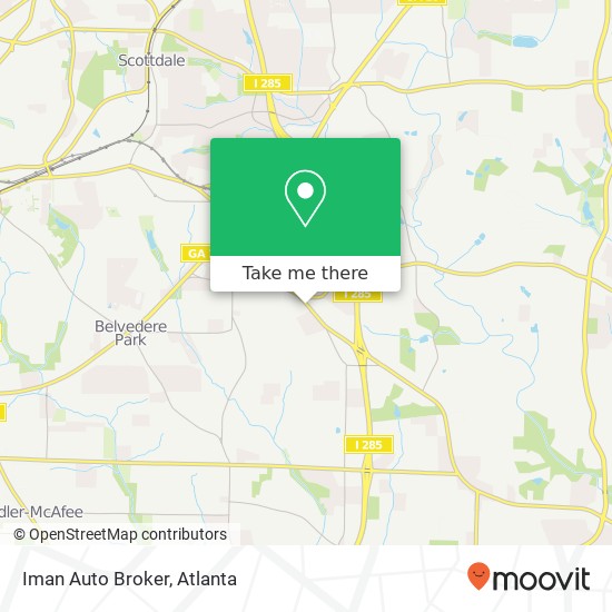 Iman Auto Broker map