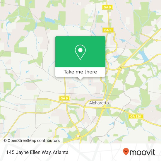 Mapa de 145 Jayne Ellen Way