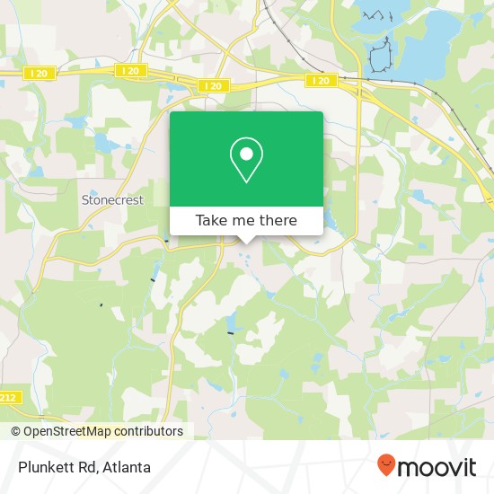 Mapa de Plunkett Rd