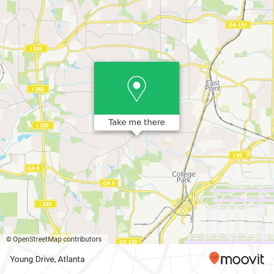 Mapa de Young Drive