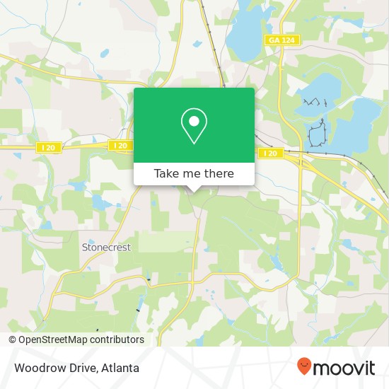 Woodrow Drive map