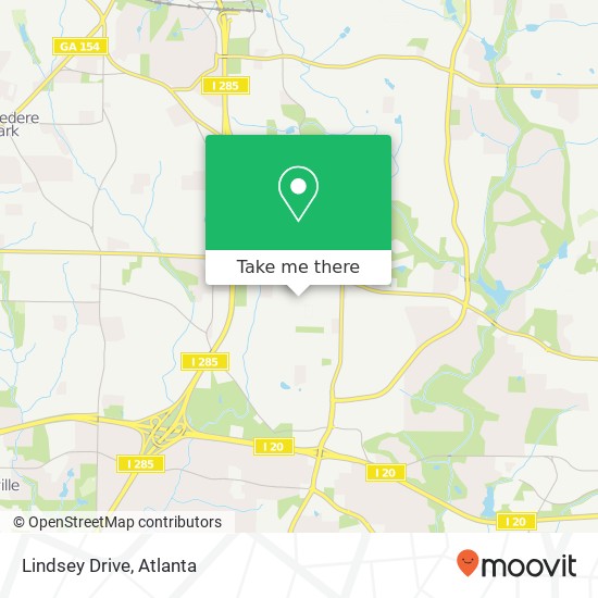 Lindsey Drive map