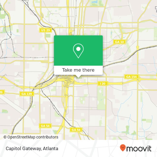 Mapa de Capitol Gateway
