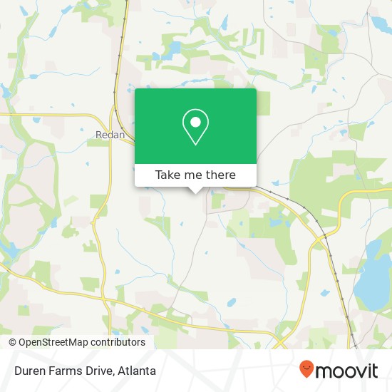 Duren Farms Drive map
