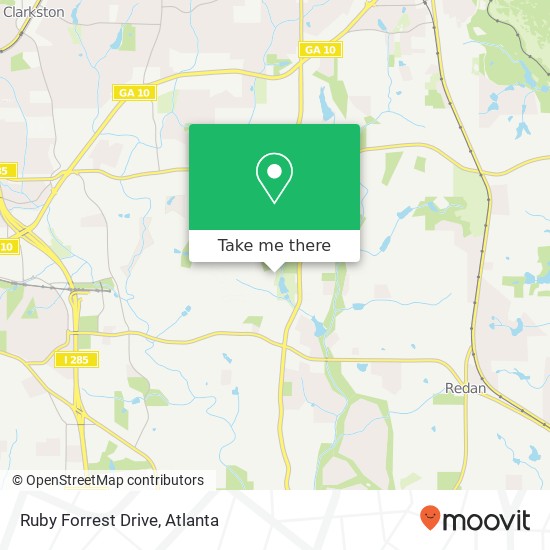 Mapa de Ruby Forrest Drive