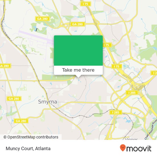 Mapa de Muncy Court