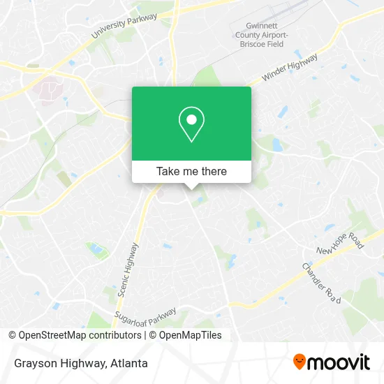 Grayson Highway map
