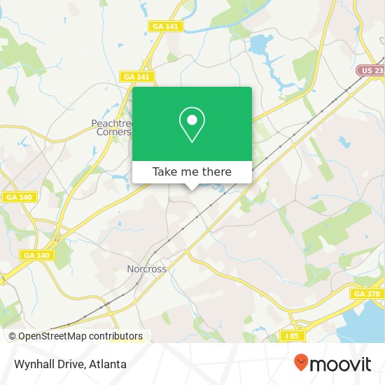 Wynhall Drive map