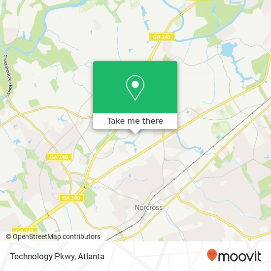 Mapa de Technology Pkwy