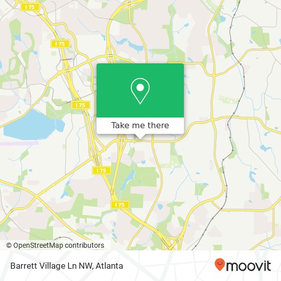Barrett Village Ln NW map