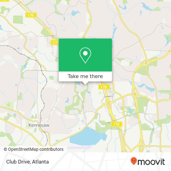 Club Drive map