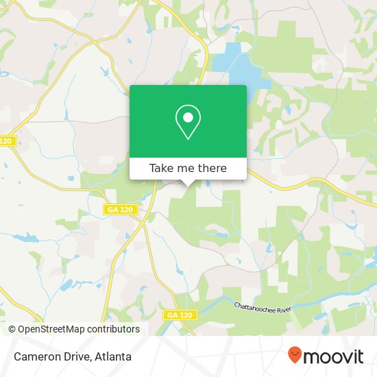 Cameron Drive map