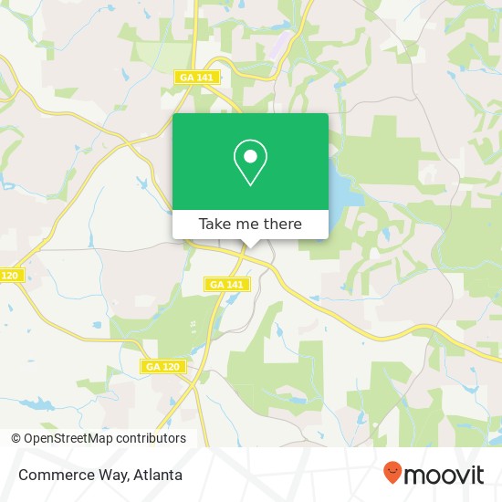 Commerce Way map