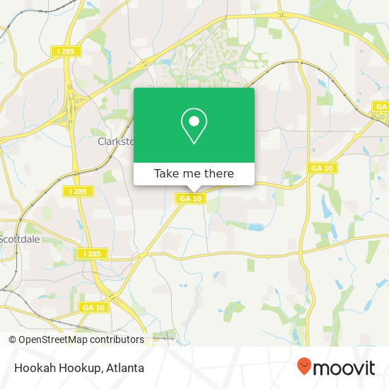 Hookah Hookup map