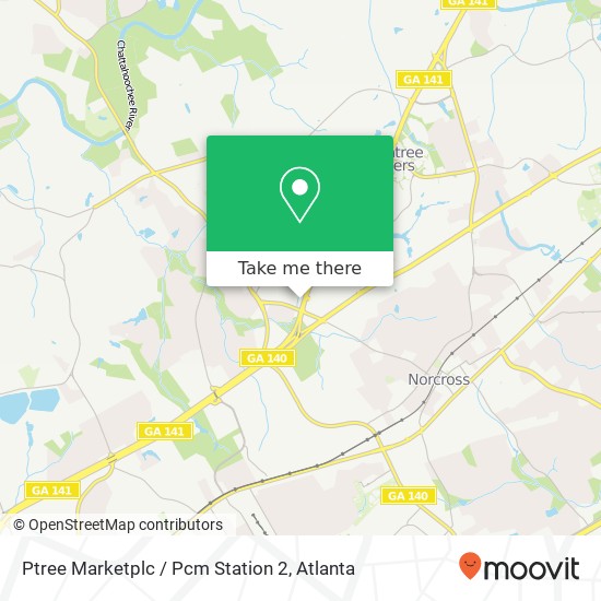 Mapa de Ptree Marketplc / Pcm Station 2