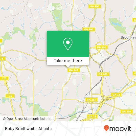 Baby Braithwaite map