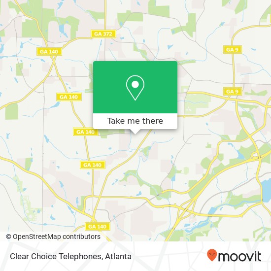 Mapa de Clear Choice Telephones