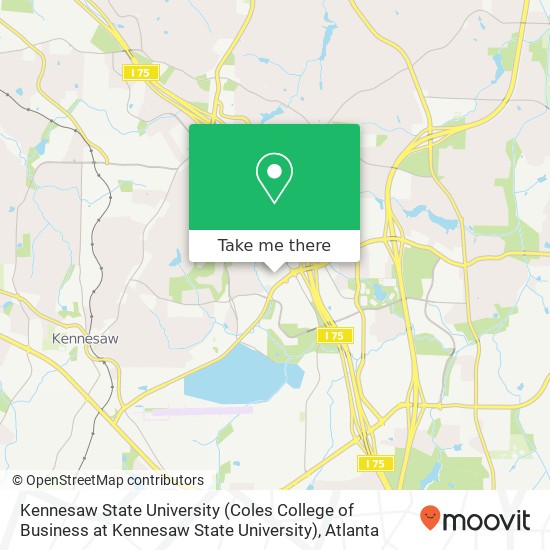 Kennesaw State University (Coles College of Business at Kennesaw State University) map