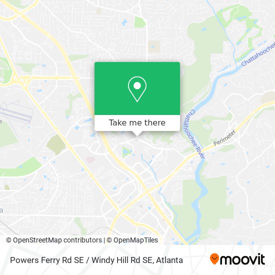 Powers Ferry Rd SE / Windy Hill Rd SE map