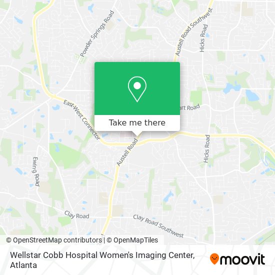 Wellstar Cobb Hospital Women's Imaging Center map