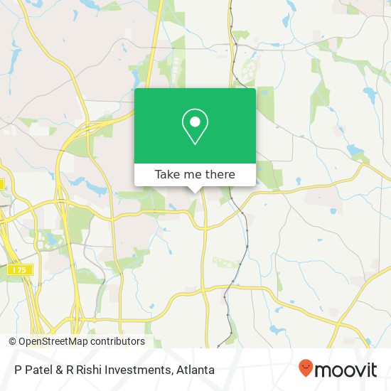 Mapa de P Patel & R Rishi Investments