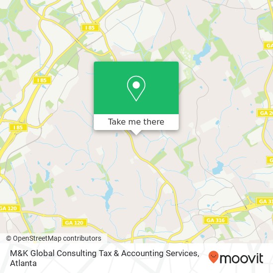M&K Global Consulting Tax & Accounting Services map
